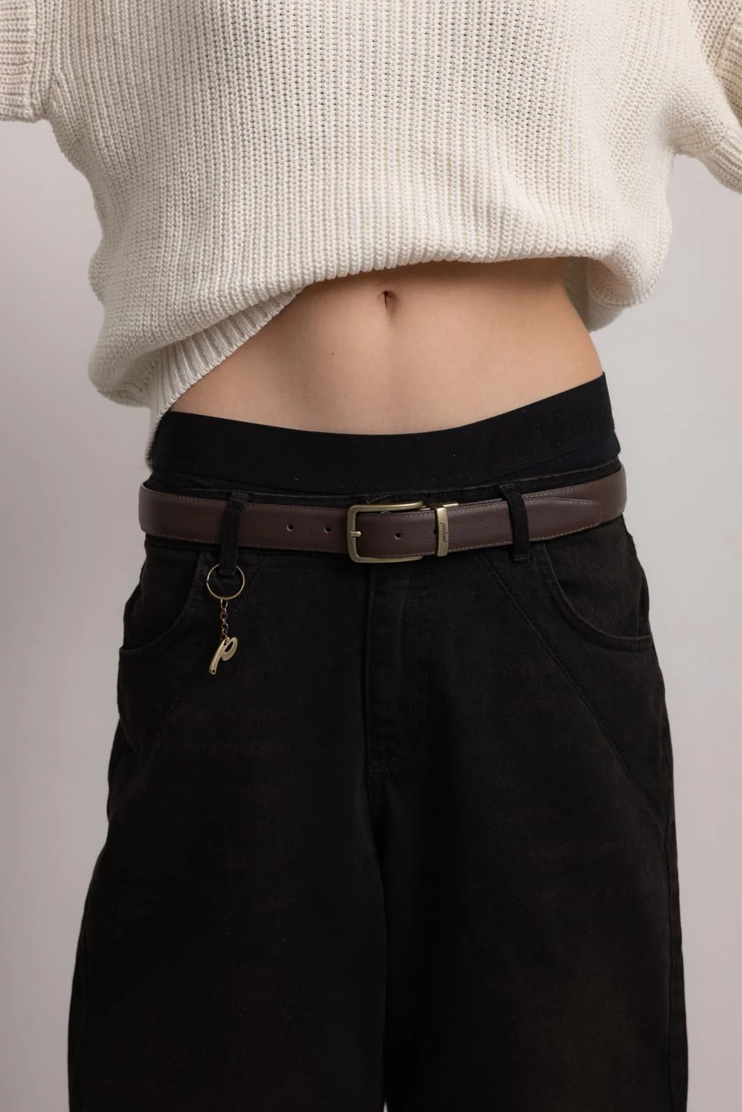 RUST BLACK "P" LINES DENIM JEANS - Image 13