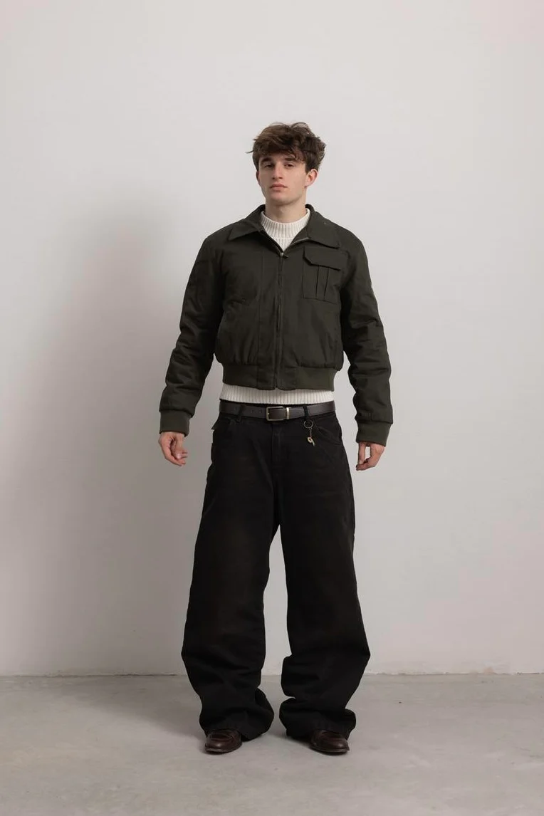 RUST BLACK "P" LINES DENIM JEANS - Image 9