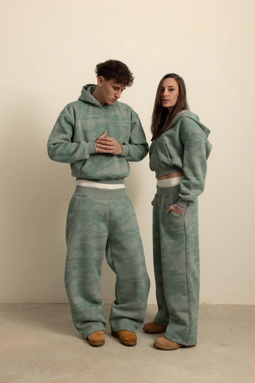 SAGE GREEN CAMO HOODIE - Image 10