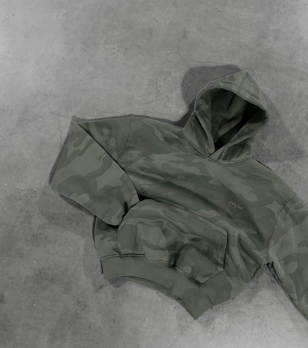 SAGE GREEN CAMO HOODIE - Image 3