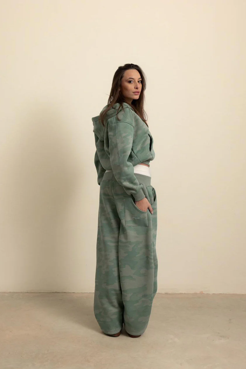 SAGE GREEN CAMO HOODIE - Image 5