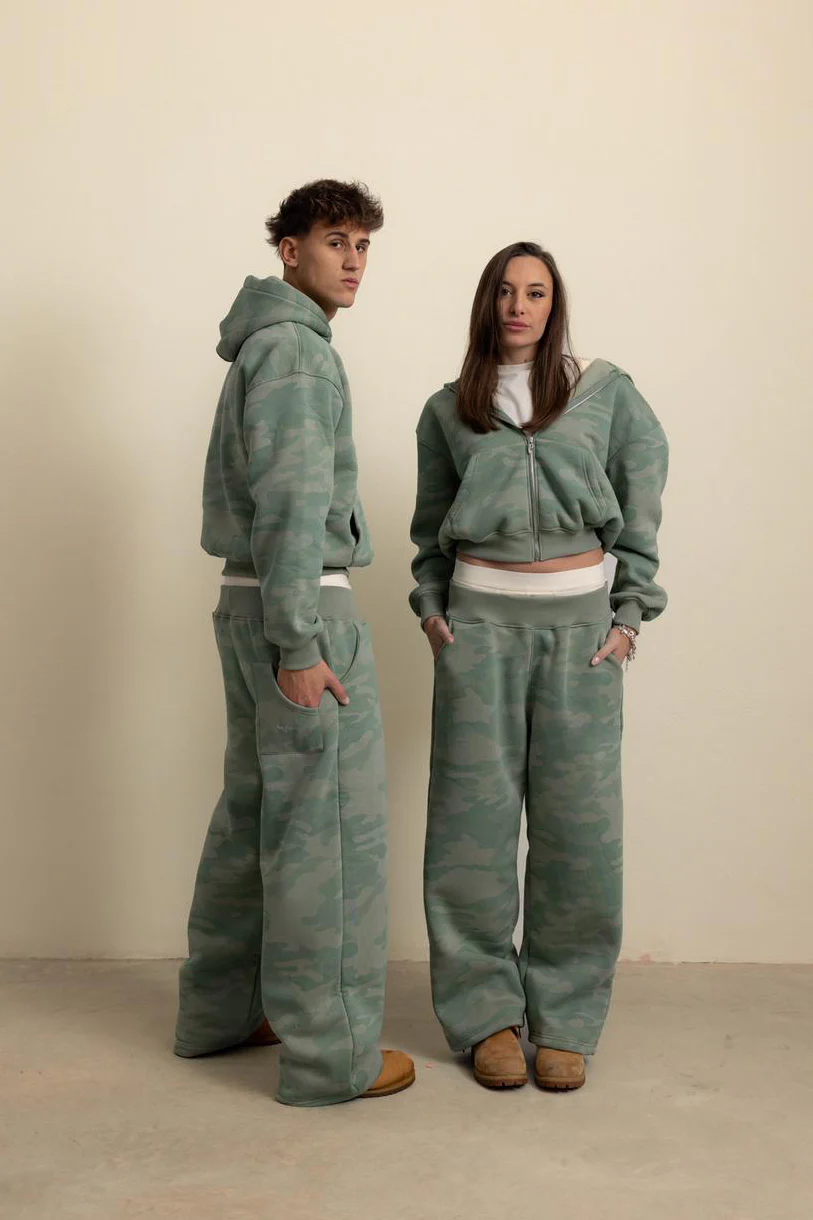SAGE GREEN CAMO HOODIE - Image 9