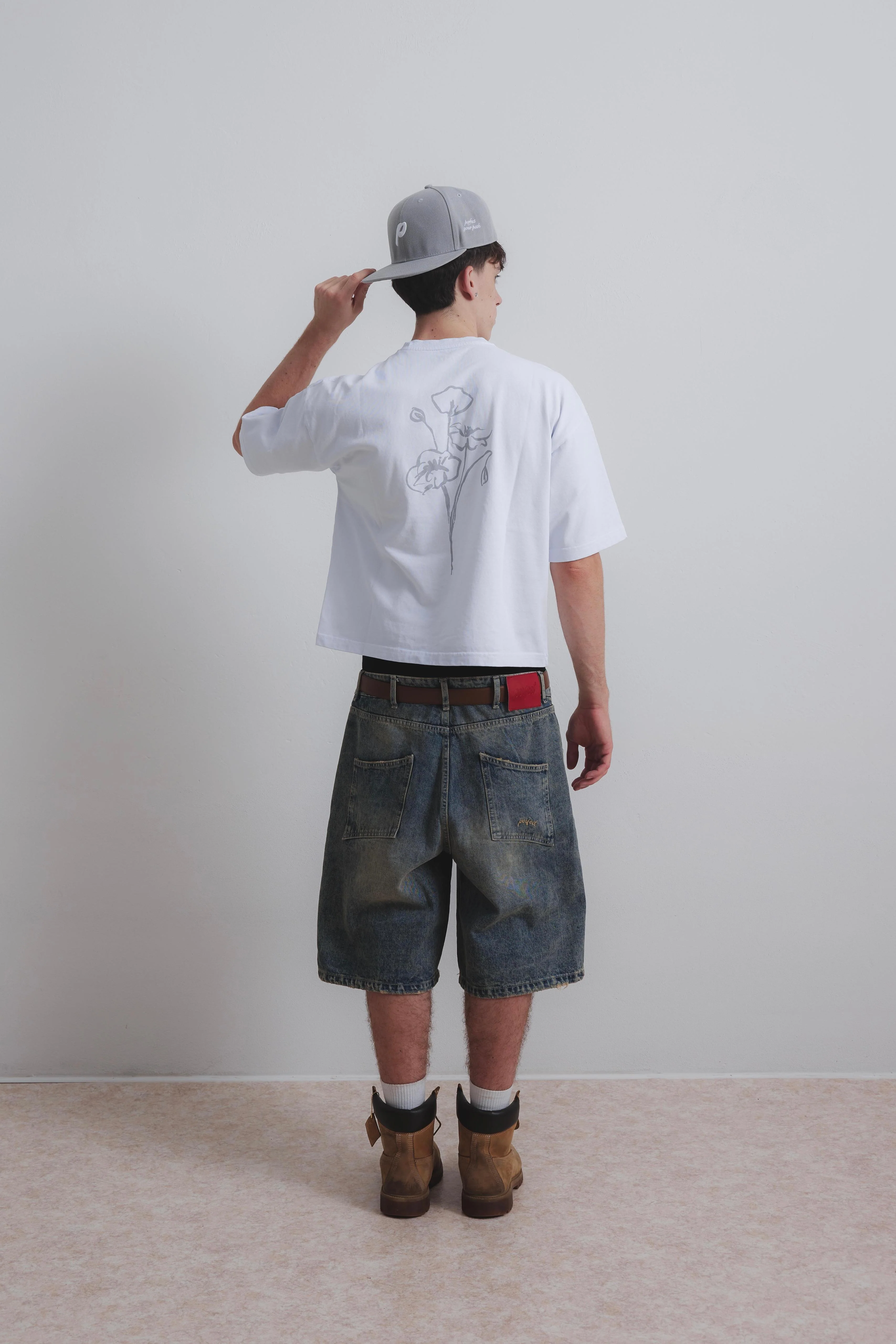 SANDY BLUE DOUBLE KNEE JORTS - Image 6