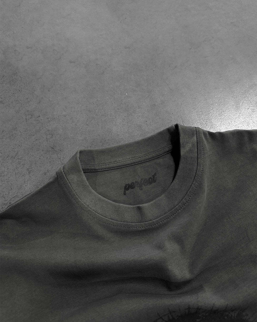 STONE GREY "P" VISION TEE - Image 3