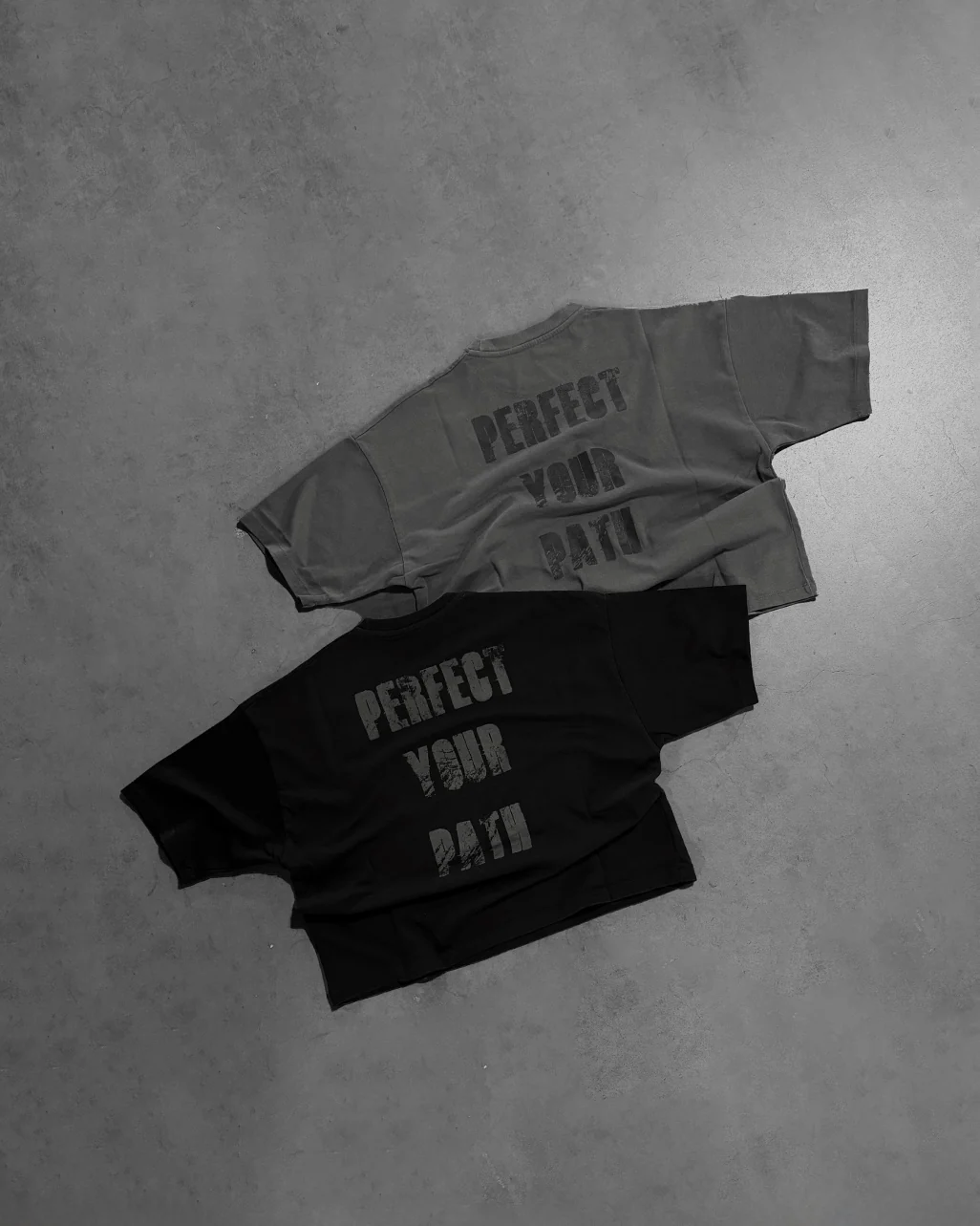 STONE GREY "P" VISION TEE - Image 9