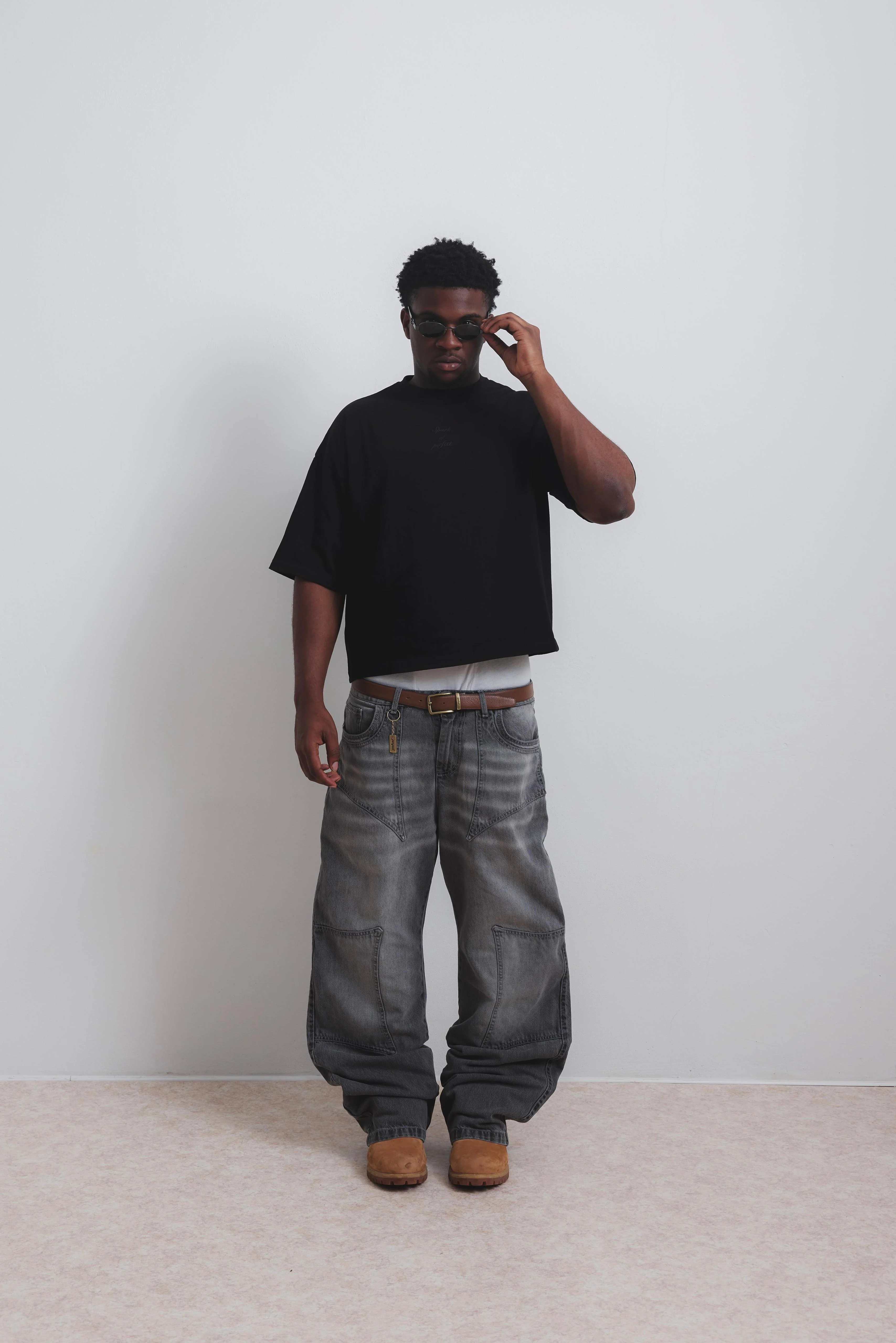 STORM GREY DOUBLE KNEE JEANS - Image 11