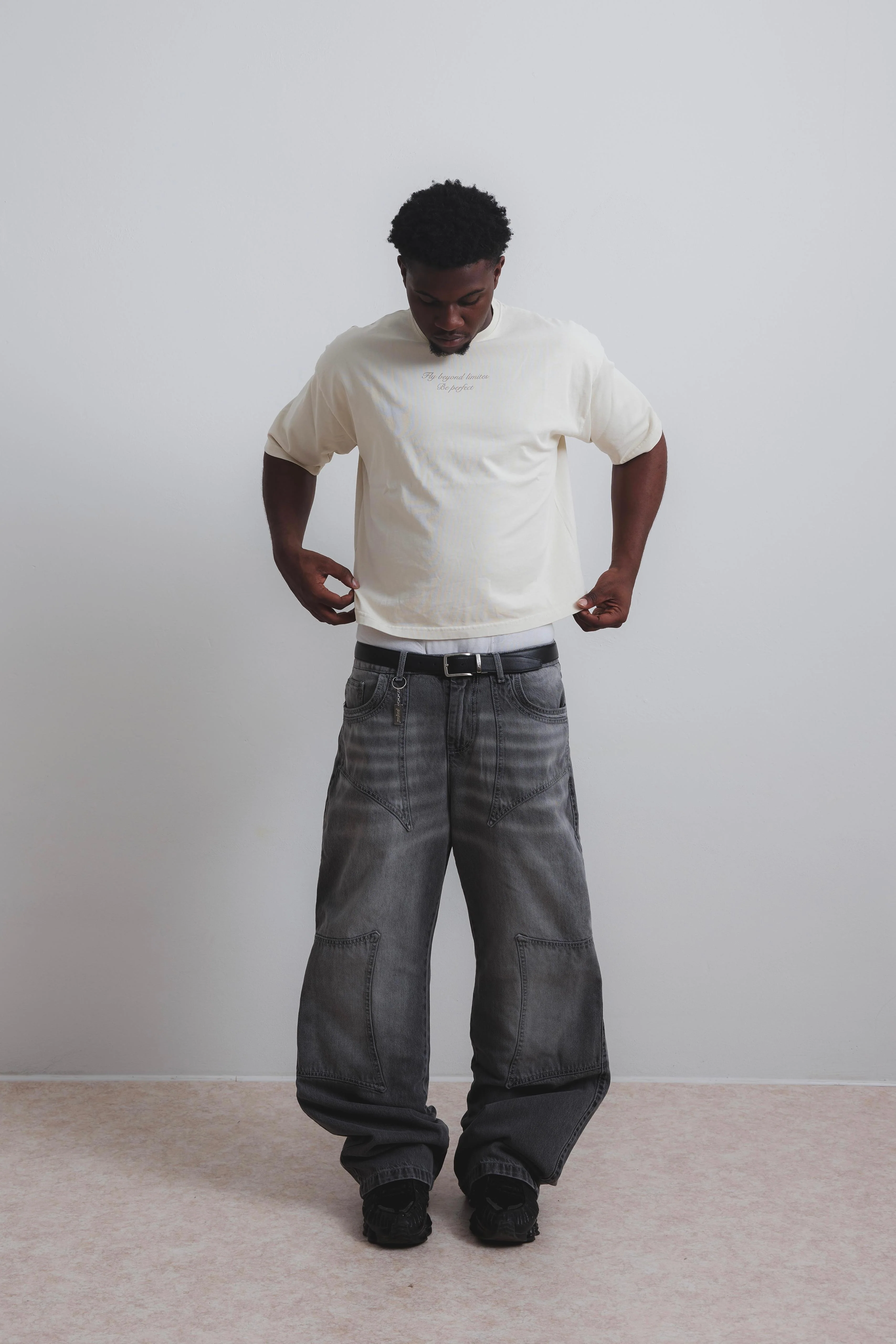 STORM GREY DOUBLE KNEE JEANS - Image 17