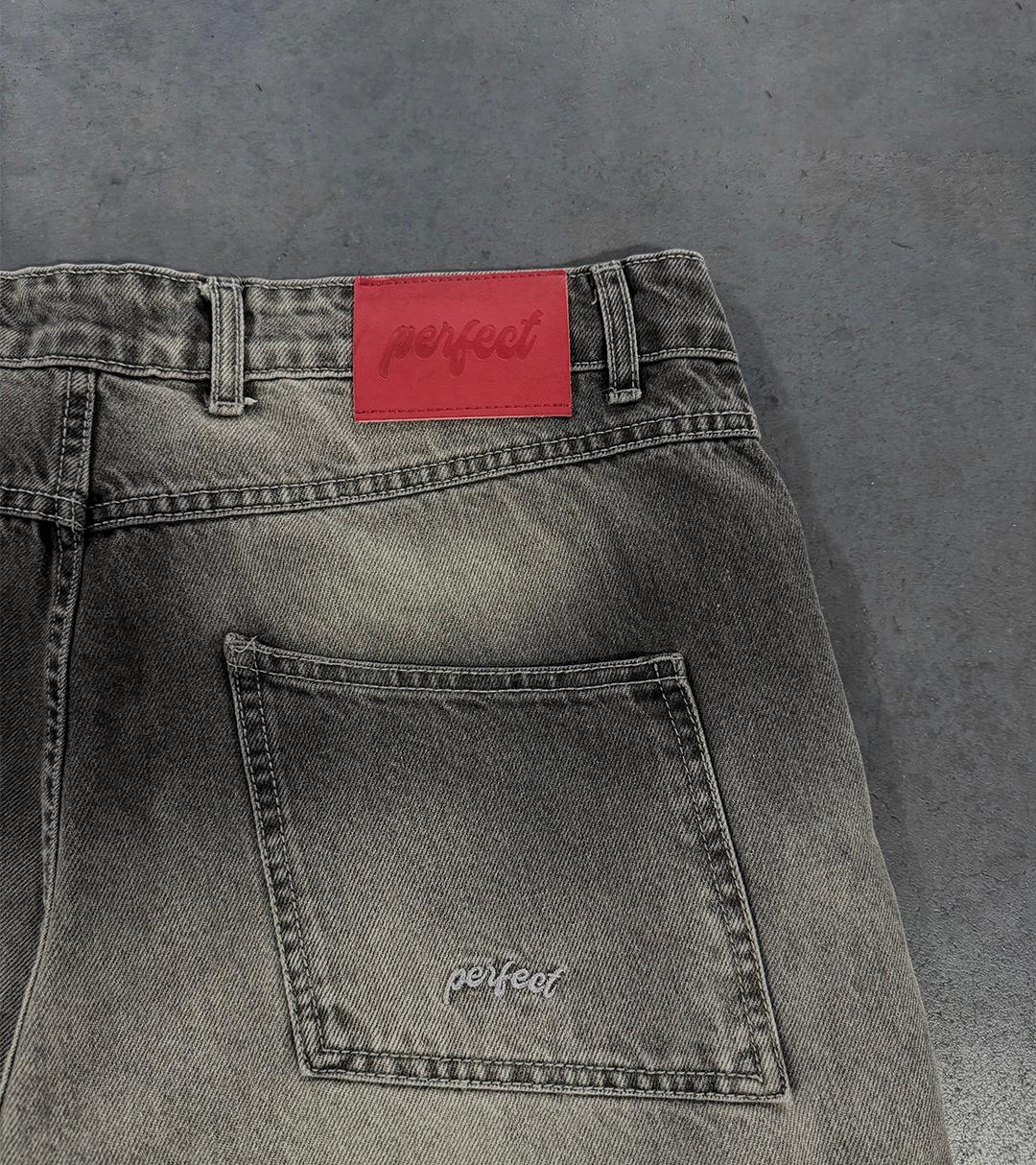 STORM GREY DOUBLE KNEE JEANS - Image 6