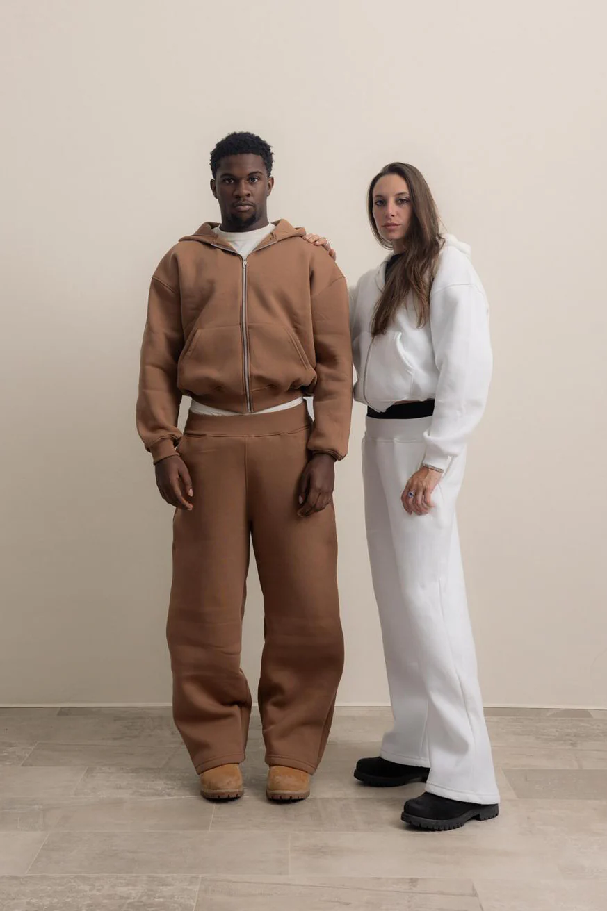 TOBACCO BROWN ZIP HOODIE - Image 10